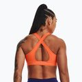 Reggiseno fitness Under Armour Crossback Mid arancione/giallo arancione 2