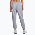 Under Armour Essential Fleece Joggers mod gray light heather/white pantaloni da allenamento da donna 3