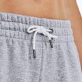 Under Armour Essential Fleece Joggers mod gray light heather/white pantaloni da allenamento da donna 4