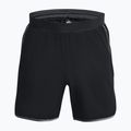 Under Armour Hiit Woven 6in nero/grigio pantaloncini da allenamento da uomo