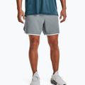 Pantaloncini da allenamento Under Armour Hiit Woven 6in harbor blu/bianco per uomo
