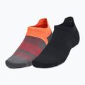 Under Armour Ad Run Lite Ns Tab 2 paia di calzini grigio pece/nero/riflettenti