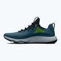 Under Armour Hovr Rise 4 scarpe da allenamento blu statico/lime surge/nero da uomo 12