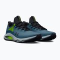 Under Armour Hovr Rise 4 scarpe da allenamento blu statico/lime surge/nero da uomo 14