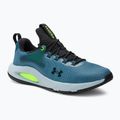 Under Armour Hovr Rise 4 scarpe da allenamento blu statico/lime surge/nero da uomo