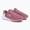 Under Armour scarpe da corsa donna W Charged Rogue 3 Knit rosa elisir/bianco/argento metallico 4