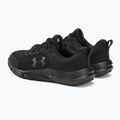 Under Armour Charged Assert 10 scarpe da corsa da uomo nero/nero/nero 3