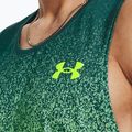 Under Armour Rush Cicada Singlet Uomo canotta da corsa coastal teal/lime surge 3