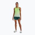 Canotta da corsa Under Armour Rush Cicada Singlet Donna lime surge/halo grigio/nero 2