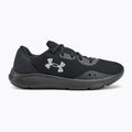 Under Armour Charged Pursuit 3 scarpe da corsa da donna nero/nero/argento metallico 2