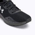 Under Armour Charged Pursuit 3 scarpe da corsa da donna nero/nero/argento metallico 7