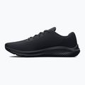 Under Armour Charged Pursuit 3 scarpe da corsa da donna nero/nero/argento metallico 9