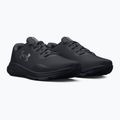 Under Armour Charged Pursuit 3 scarpe da corsa da donna nero/nero/argento metallico 10