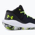 Under Armour Gs Jet '21 scarpe da basket per bambini nero / bianco / lime surge 9