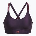 Reggiseno fitness Under Armour Infinity Covered Mid tux viola/rosa shock 3