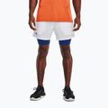 Pantaloncini da allenamento Under Armour Vanish Wvn 2In1 Vent Sts white/blue mirage/blue mirage uomo