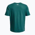 Maglietta Under Armour Boxed Sportstyle coastal bianca/verde da uomo 5