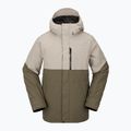 Giacca da snowboard Volcom L Ins Gore-Tex da uomo color kaki scuro 4