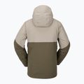 Giacca da snowboard Volcom L Ins Gore-Tex da uomo color kaki scuro 5