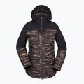 Giacca da snowboard da donna Volcom Shelter 3D Stretch con stampa tigrata 8