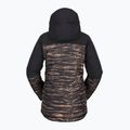 Giacca da snowboard da donna Volcom Shelter 3D Stretch con stampa tigrata 9