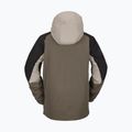 Giacca da snowboard Volcom Brighton Pullover da uomo color kaki scuro 2