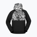 Felpa con cappuccio Volcom Hydro Riding Uomo 2022 nero/bianco