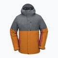 Giacca da snowboard Volcom L Ins Gore-Tex da uomo caramello