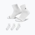 Calzini Nike Jordan Everyday Ankle 3 paia white/black 3