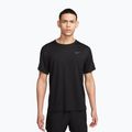 Maglietta da corsa Nike Miler Dri-Fit UV da uomo, nero