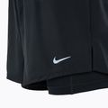 Pantaloncini da corsa Nike One Dri-FIT 2IN1 da donna nero / argento riflettente 3