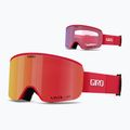 Giro Axis rosso&nero terzi/ember/infrarossi occhiali da sci 2