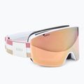 Occhiali da sci da donna Giro Ella white lx stripe/rose gold/infrared 2