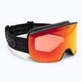Maschera da sci Giro Axis black stacked/vivid ember/vivid infrared 2