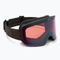 Maschera da sci Giro Axis midnight brown stacked/vivid petrol/vivid infrared 2