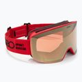 Maschera da sci Giro Axis glacier red stacked/vivid copper/vivid infrared 2