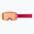 Maschera da sci Giro Axis glacier red stacked/vivid copper/vivid infrared