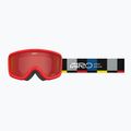 Maschera da sci per bambini Giro Chico 2.0 Jr black blocks/amber scarlet 5