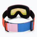 Maschera da sci per bambini Giro Chico 2.0 Jr light pink blocks/amber pink 3