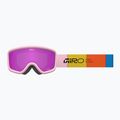 Maschera da sci per bambini Giro Chico 2.0 Jr light pink blocks/amber pink 5
