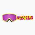 Maschera da sci junior Giro Chico 2.0 Jr Yellow flowers/amber pink 5