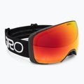 Maschera da sci Giro Comp black wordmark/vivid ember/vivid infrared 2