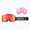 Maschera da sci Giro Comp black wordmark/vivid ember/vivid infrared 7