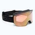 Maschera da sci da donna Giro Ella black rails/vivid rose gold/vivid infrared 2