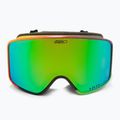 Maschera da sci Giro Method multi faded/vivid emerald/vivid infrared 3