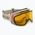 Maschera da sci donna Giro Moxie stone stacked/amber pink/yellow