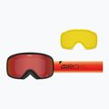 Maschere da sci Giro Roam red/black faded/amber scarlet/yellow 7