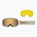 Maschera da sci Giro Roam stone stacked/amber gold/yellow 7