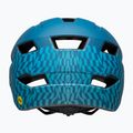 Casco da bici per bambini Bell Sidetrack Integrated MIPS a quadri ondulati blu opaco 3