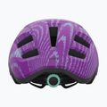 Casco da bici per bambini Giro Fixture II viola opaco con increspature 3
